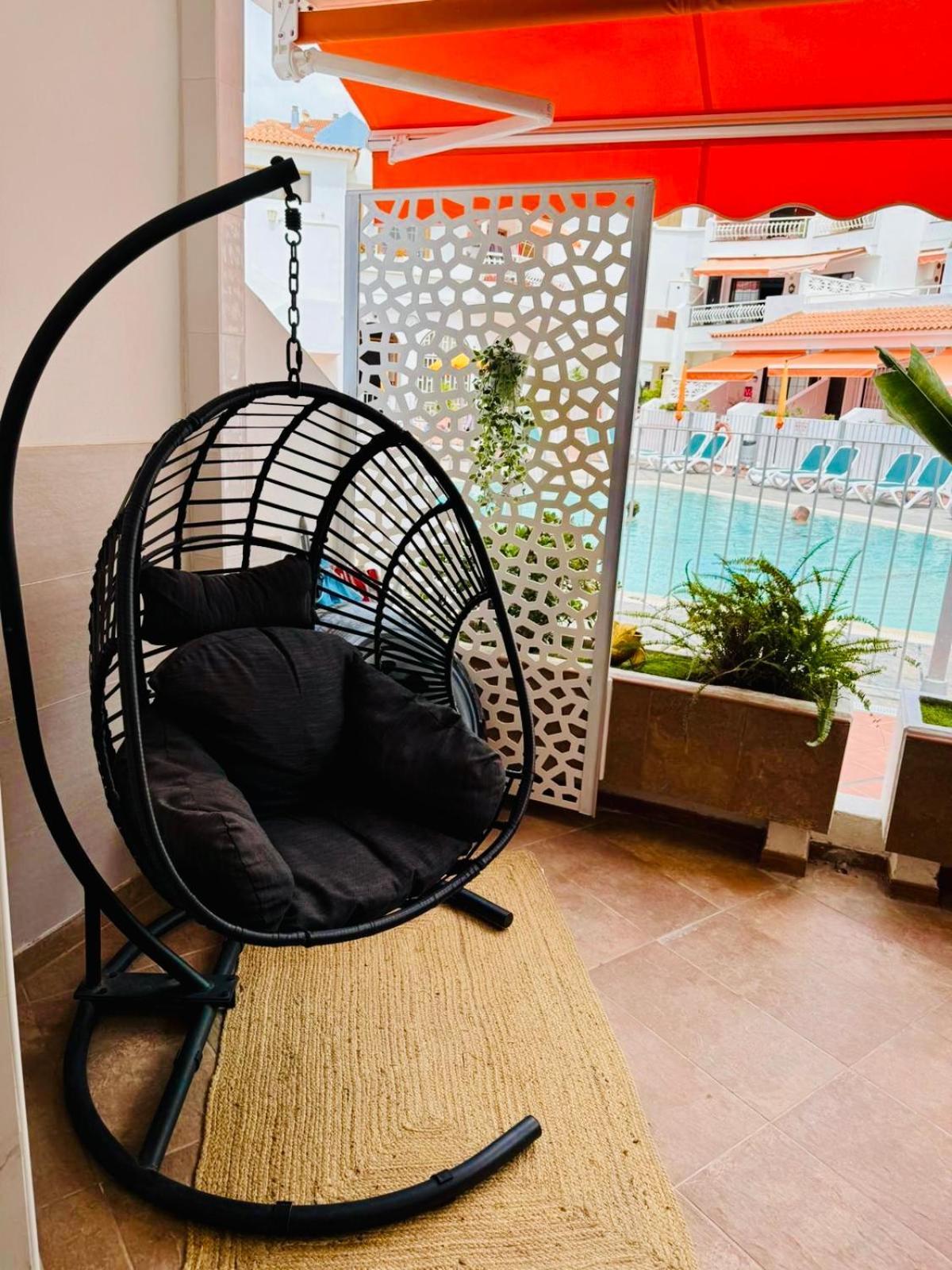 Apartment With Terrace And Pool, Los Cristianos Лос Кристианос Экстерьер фото